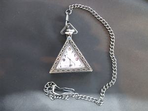 Triangular Pocket watch with Symbols